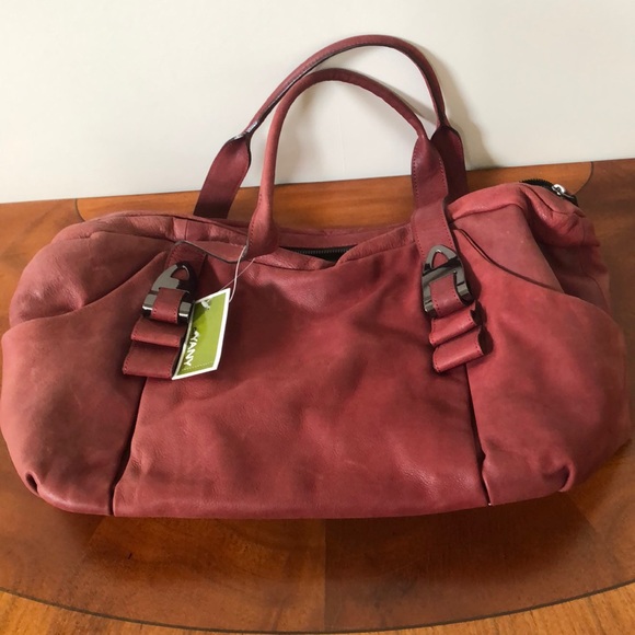 Dr. YANY burgundy shoulder bag - Picture 10 of 14